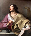 Evangelist John with eagle painting by Lambert Jacobsz of Netherlands at Rouen Museum of Fine Arts. Rouen, France.
