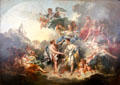 Marriage of Amor & Psyche painting by François Boucher at Rouen Museum of Fine Arts. Rouen, France.