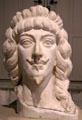 Carved bust of Gaston d'Orleans by Jacques Sarrazin at Blois Chateau. Blois, France.