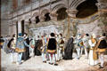 Opening of Etats généraux of Blois in 1576 painting by Ulysse Besnard at Blois Chateau. Blois, France.