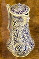 Ceramic pitcher with cover from Blois at Blois Chateau. Blois, France.