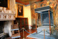 Diane de Poitiers' bedroom at Chenonceau Chateau. Chenonceau, France.