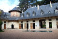 Stables courtyard at Chaumont-Sur-Loire. France.