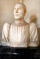 Italian Renaissance marble bust at Chateau D'Ussé. Ussé, France.