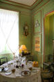 Family dining room at Cheverny Chateau. Cheverny, France.
