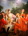 Hunting snack painting by unknown French artist at Orleans Beaux Arts Museum. Orleans, France.