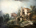 Pigeon coop & mill painting by François Boucher at Orleans Beaux Arts Museum. Orleans, France.