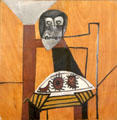 Still Life with Owls & Three Sea Urchins painting by Pablo Picasso at Picasso Museum. Antibes, France.