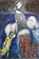 Crossing the Red Sea painting by Marc Chagall at Chagall Museum. Nice, France.