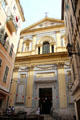 Eglise Saint-Jacques Le Majeur in Old Nice. Nice, France.