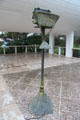 Sculpted bronze lampstand atop Fondation Maeght. St Paul de Vence, France.