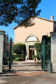 Entrance gate to Museum of the Annonciade. St Tropez, France