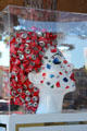 Gallery window display along harbor. St Tropez, France