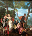 Moses saved from Nile painting by Paolo Veronese at Beaux-Arts Museum. Lyon, France.