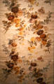 Velvet silk cloth in chrysanthemum pattern by Maison Brunet-Lecomte Moise et Cie shown at l'Exposition universelle de Paris of 1889 at Musées des Tissus. Lyon, France.