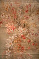 Silk cloth with orchid pattern by Maison Schulz, Gourdon et Cie shown at l'Exposition universelle de Paris of 1889 at Musées des Tissus. Lyon, France.