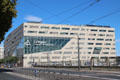 Regional building of Auvergne-Rhône-Alpes in Confluence district. Lyon, France.