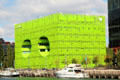 Euronews building in Confluence district. Lyon, France.
