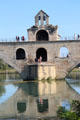 Chapel structure on St. Bénezet bridge. Avignon, France