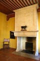Fireplace at Museum Angladon, Jacques Doucet Collection. Avignon, France.