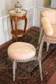 French chair to sit in either direction at Museum Angladon, Jacques Doucet Collection. Avignon, France.