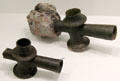 Imperial Roman lead plumbing at Musée de la Romanité. Nimes, France.