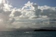 View of coast of Basse-Terre from Gosier. Gosier, Guadeloupe.