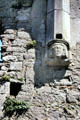 Detail of carving at Kilmallock Abbey. Ireland.