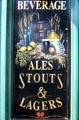 Sign of O'Shaughnessy's Irish pub at Kells. Ireland.