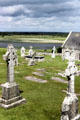 Tall Crosses at Clonmacnoise. Ireland.