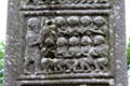 Moses striking the Rock on Muiredach's high cross at Monasterboice. Ireland.