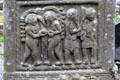 Eve & Adam with Cain & Abel on Muiredach's high cross at Monasterboice. Ireland