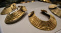 Gold collars at National Museum of Ireland Archaeology. Dublin, Ireland.