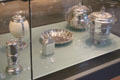 Irish silver at National Museum Decorative Arts & History. Dublin, Ireland.