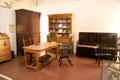 Irish traditional farm & country furniture at National Museum Decorative Arts & History. Dublin, Ireland.