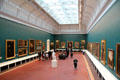 Painting gallery at National Gallery of Ireland. Dublin, Ireland.