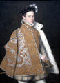 Prince Alessandro Farnese portrait by Sofonisba Anguissola at National Gallery of Ireland. Dublin, Ireland.