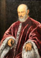Venetian Senator painting by Jacopo Tintoretto at National Gallery of Ireland. Dublin, Ireland.