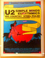 U2 concert poster at Little Museum of Dublin. Dublin, Ireland.