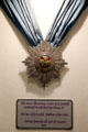 Order of St Patrick badge at Dublin Castle. Dublin, Ireland.