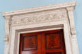 Marble doorway leading to Rotunda at Emo Court. Ireland.