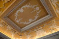 Decorated baroque stucco ceiling prob. by plasterer known as St Peter's Stuccodore in dining room at Russborough House. Ireland.
