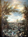 Sea scene painting by Alessandro Magnasco at Russborough House. Ireland.