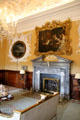 Decorated baroque stucco drawing room prob. by plasterer known as St Peter's Stuccodore at Russborough House. Ireland.