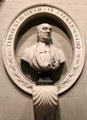 Bust of Jonathan Swift by Patrick Cunningham which stood over a bookshop until moved to Cathedral in 1776 at St Patrick's Cathedral. Dublin, Ireland.