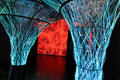 Light sculpture at Irish Emigration Museum. Dublin, Ireland