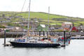 Town of Dingle viewed from wharf. Dingle, Ireland.