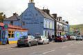 Small businesses on shopping street in Dingle. Dingle, Ireland.