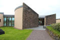 Entrance to Great Blasket Centre museum on Dingle Peninsula. Ireland.