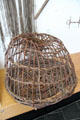Lobster pot made by Seán & Muiris Mhaidhc Léan Ó Guithín, former Blasket Islanders at Great Blasket Centre museum on Dingle Peninsula. Ireland.